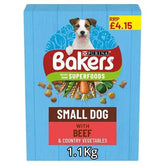 Bakers Small Dog 100% Complete with Tasty Beef & Country Vegetables 1.1kg (Case of 5)  Adomoo